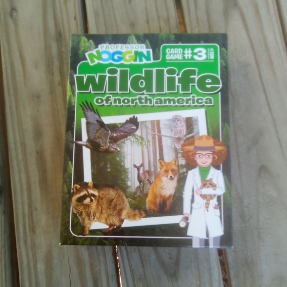 Professor Noggin Wildlife of North America Card Game Educational Homeschool - Picture 1 of 2